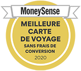 Meilleure Carte de Voyage sans frais de conversion MoneySense