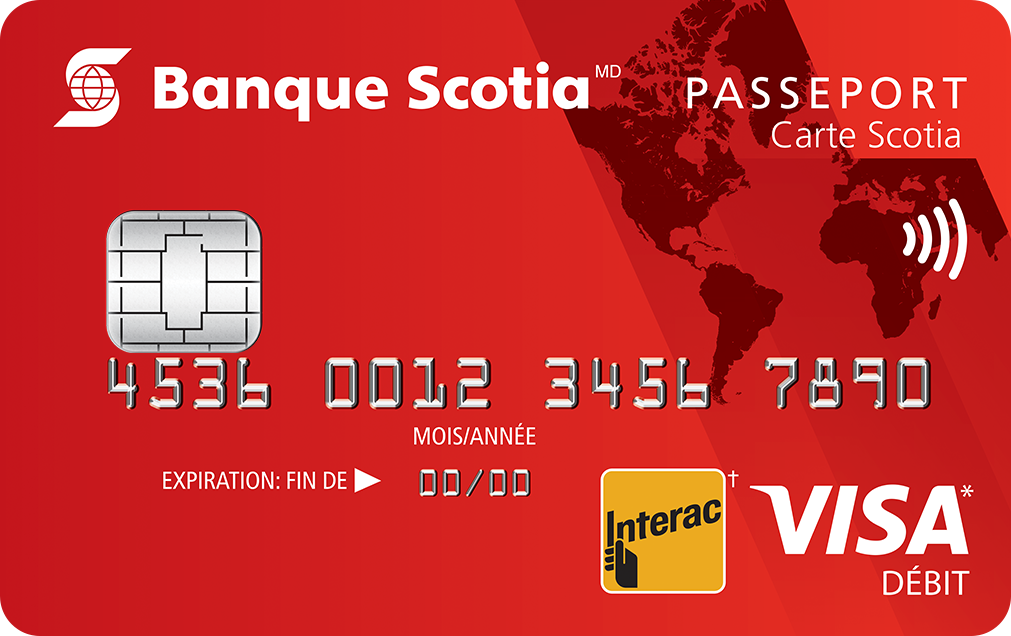 Carte de débit PasseportMC de la Banque Scotia