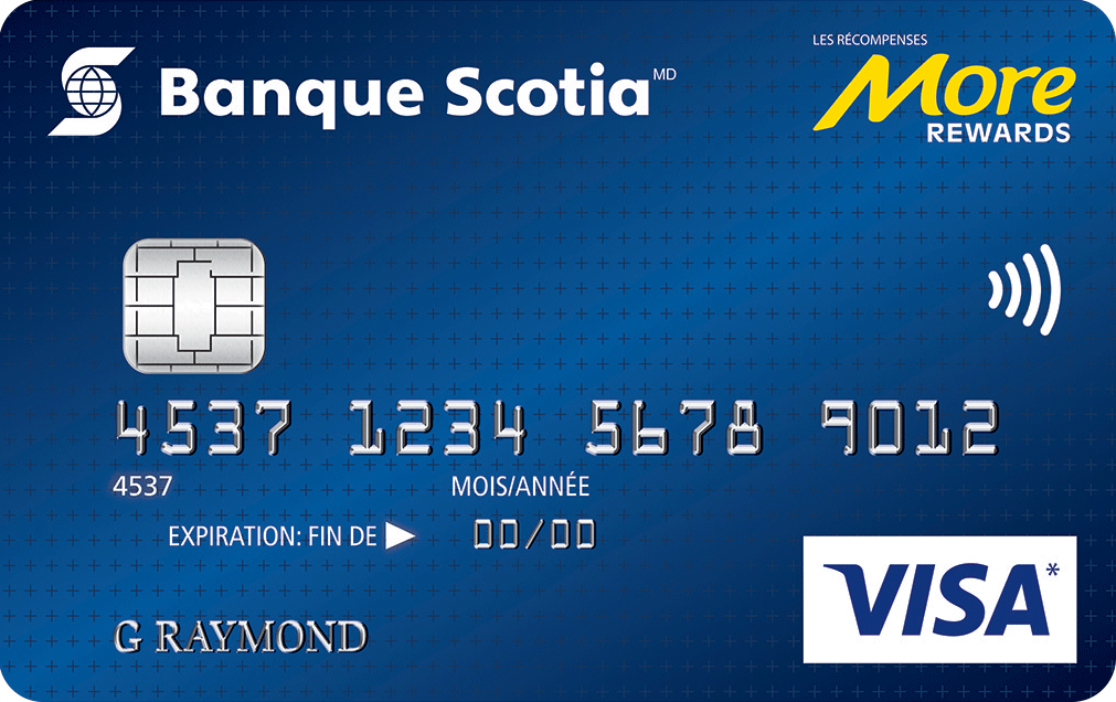  Carte Visa* More RewardsMD† Banque Scotia