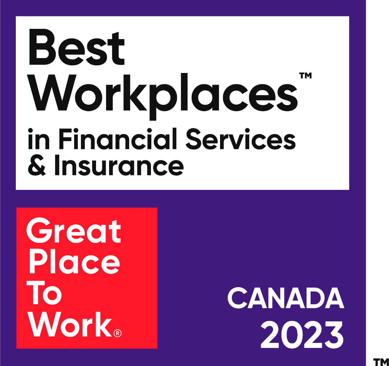 Best Workplaces™ in Financial Services and Insurance in Canada