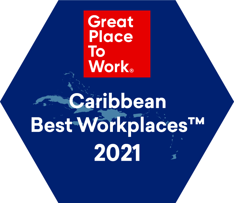 Best WorkplacesTM in the Caribbean awarded by Great Place to Work® Institute