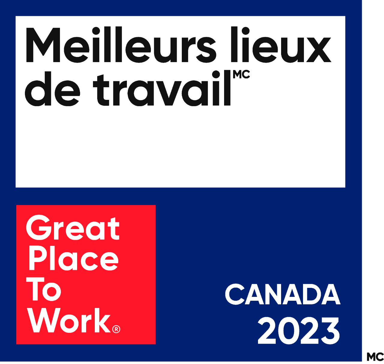 Meilleurs lieux de travailMC au Canada  Great Place to Work® Institute  2021 | 2020 | 2017 | 2016 | 2015 | 2014 | 2013 2012 | 2011 | 2010