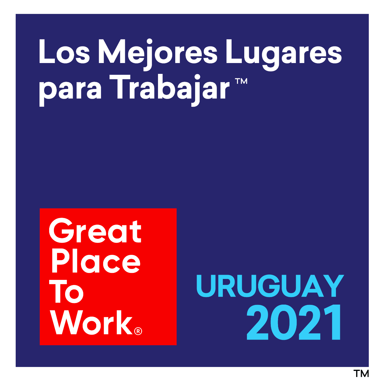 Meilleurs lieux de travailMC en Uruguay Great Place to Work® Institute  2021