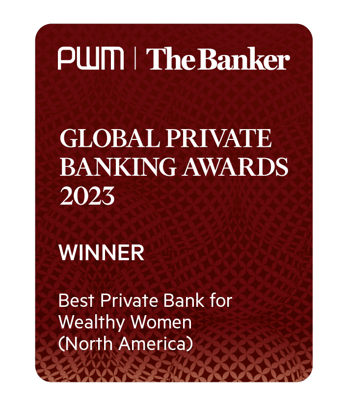 Global Private Banking Awards 2023 - Winner: Best Private Bank for Wealthy Women (North America))